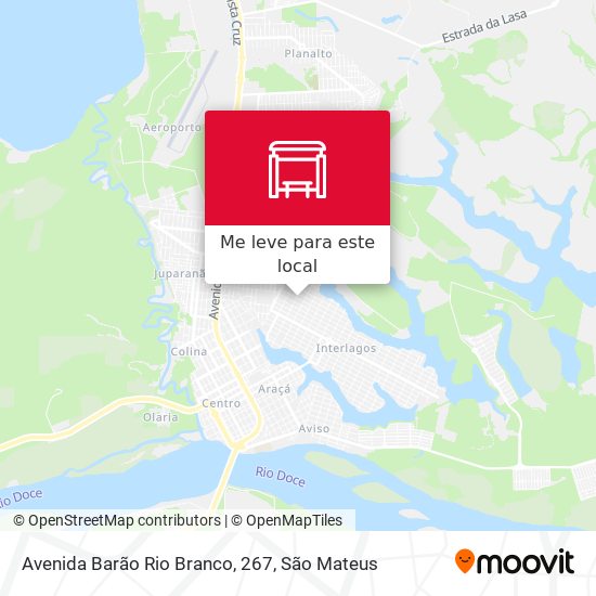 Avenida Barão Rio Branco, 267 mapa