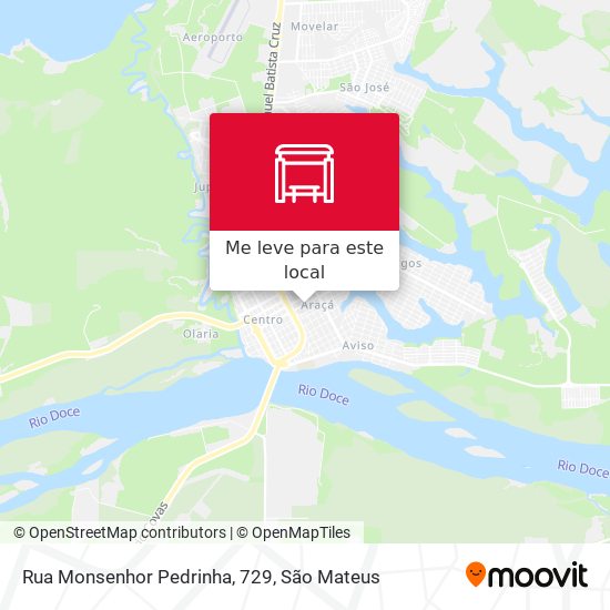 Rua Monsenhor Pedrinha, 729 mapa