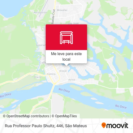 Rua Professor Paulo Shultz, 446 mapa