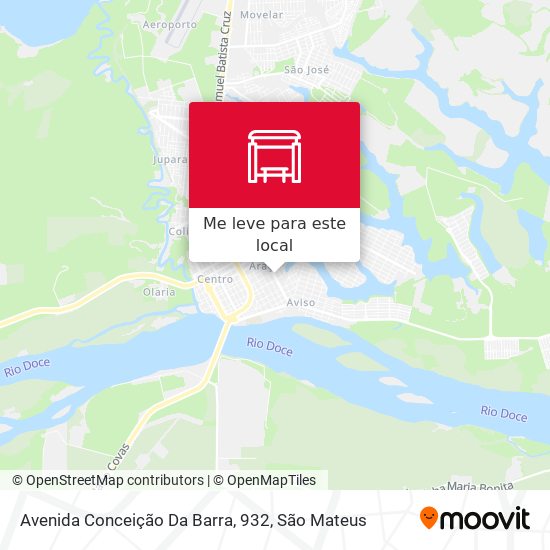 Avenida Conceição Da Barra, 932 mapa
