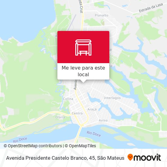 Avenida Presidente Castelo Branco, 45 mapa