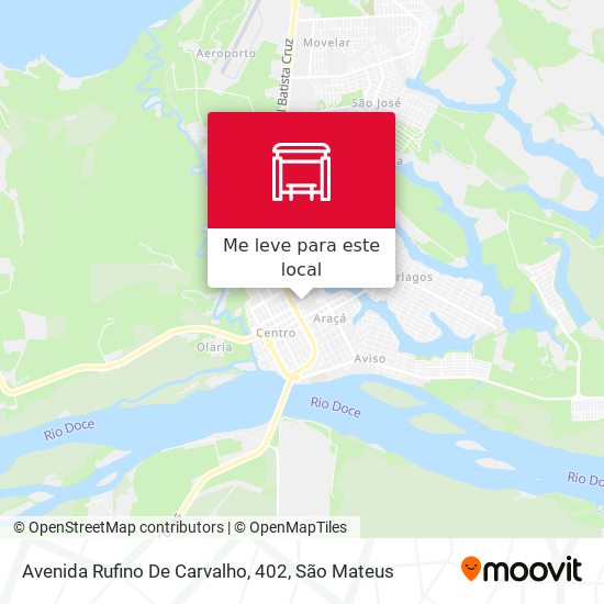 Avenida Rufino De Carvalho, 402 mapa