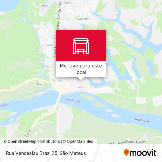 Rua Venceslau Braz, 25 mapa