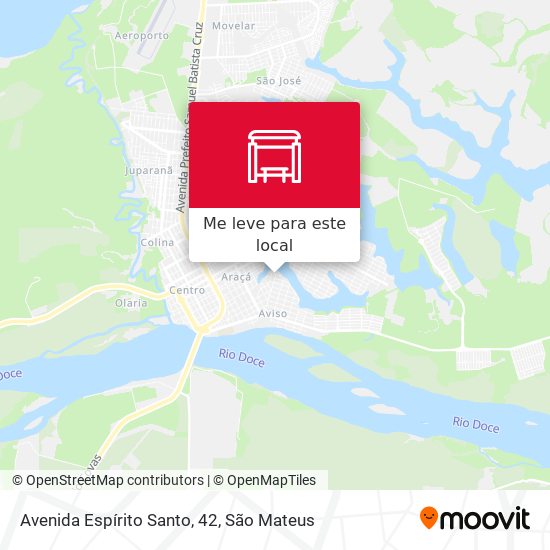 Avenida Espírito Santo, 42 mapa