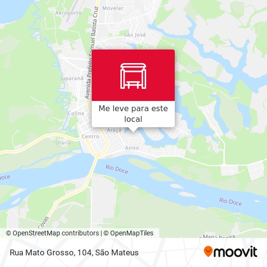 Rua Mato Grosso, 104 mapa
