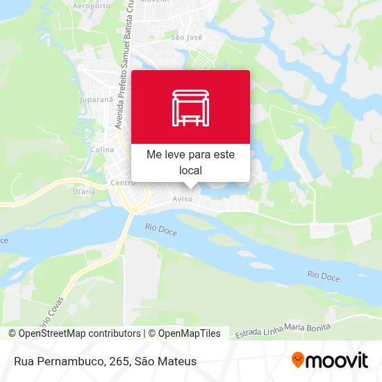 Rua Pernambuco, 265 mapa