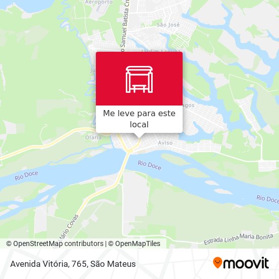 Avenida Vitória, 765 mapa