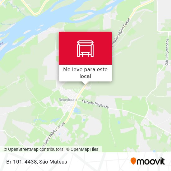 Br-101, 4438 mapa
