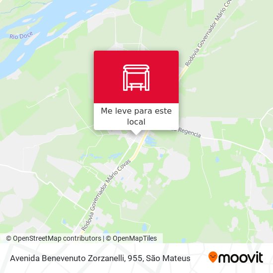 Avenida Benevenuto Zorzanelli, 955 mapa