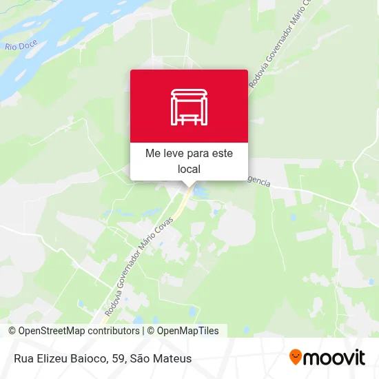 Rua Elizeu Baioco, 59 mapa