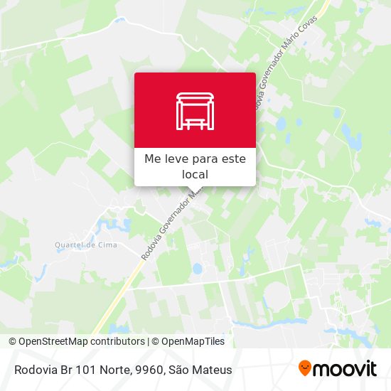 Rodovia Br 101 Norte, 9960 mapa
