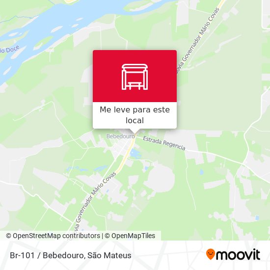 Br-101 / Bebedouro mapa