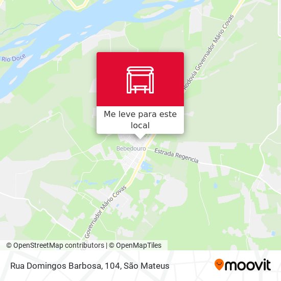 Rua Domingos Barbosa, 104 mapa