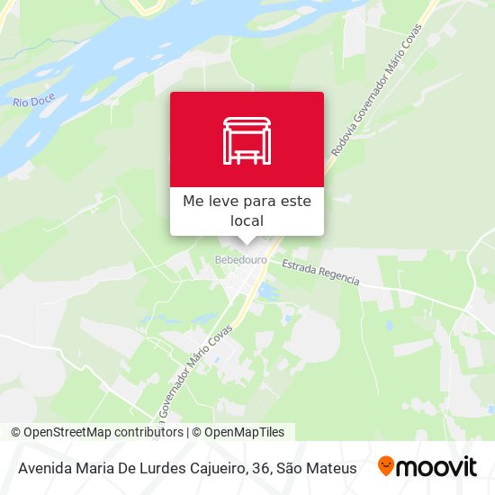 Avenida Maria De Lurdes Cajueiro, 36 mapa