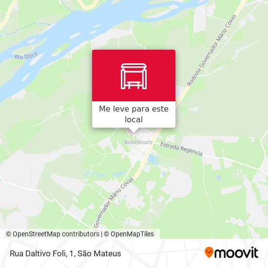 Rua Daltivo Foli, 1 mapa