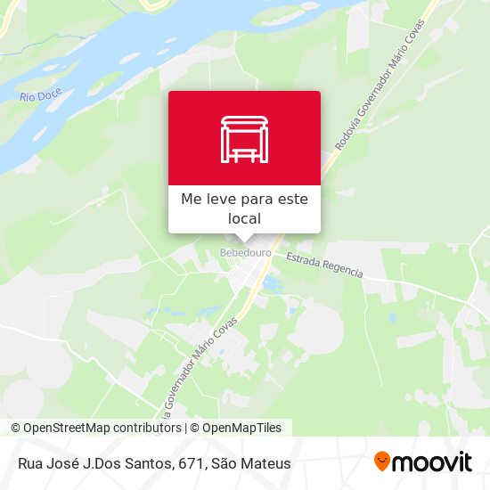 Rua José J.Dos Santos, 671 mapa