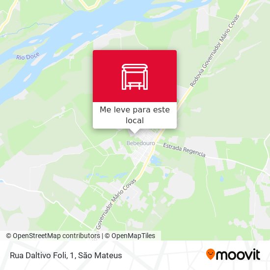 Rua Daltivo Foli, 1 mapa