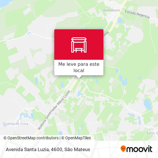 Avenida Santa Luzia, 4600 mapa