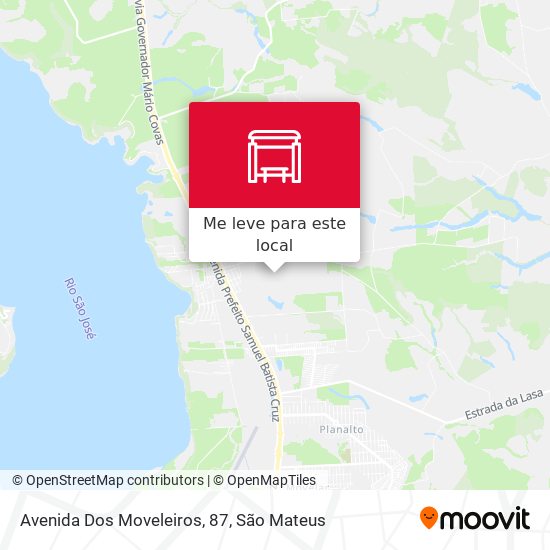 Avenida Dos Moveleiros, 87 mapa