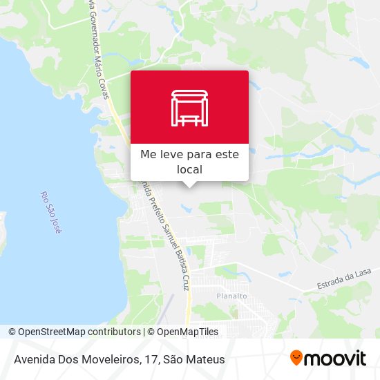 Avenida Dos Moveleiros, 17 mapa