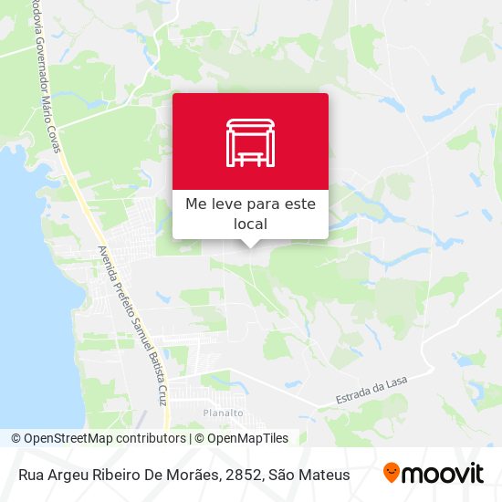 Rua Argeu Ribeiro De Morães, 2852 mapa