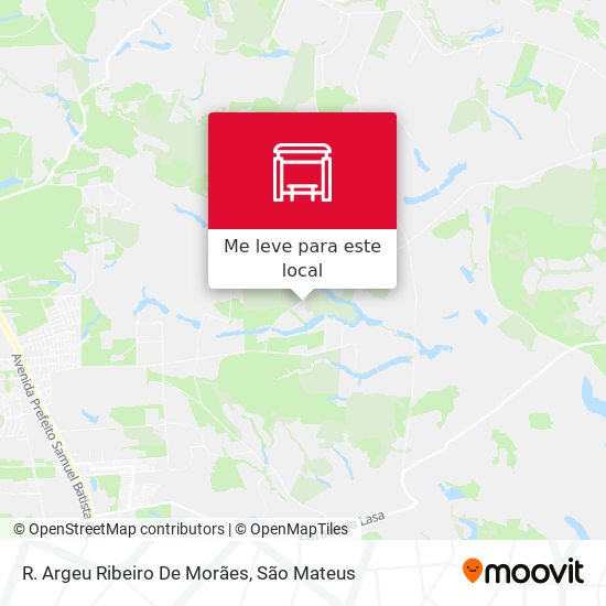 R. Argeu Ribeiro De Morães mapa