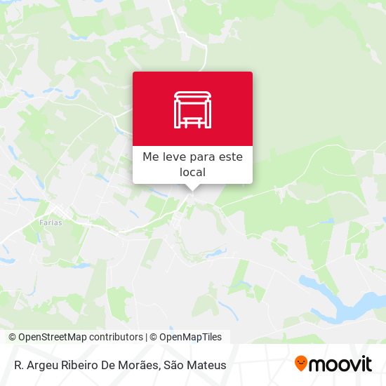 R. Argeu Ribeiro De Morães mapa
