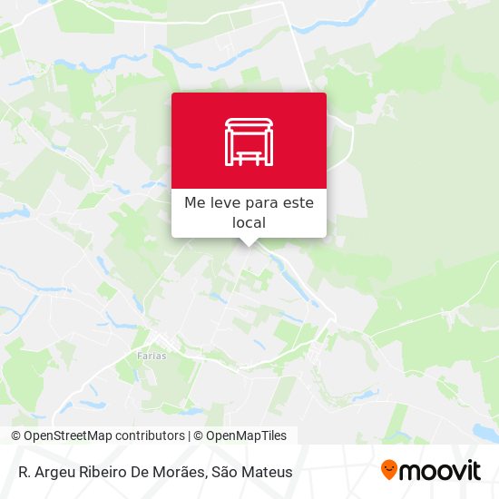 R. Argeu Ribeiro De Morães mapa