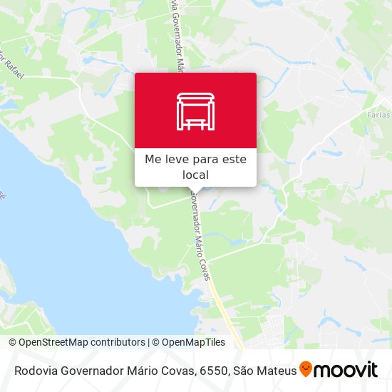 Rodovia Governador Mário Covas, 6550 mapa