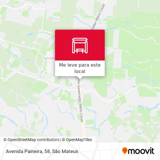 Avenida Paineira, 58 mapa