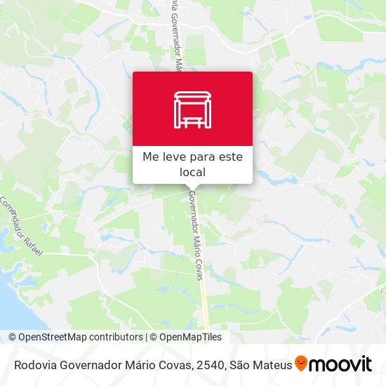 Rodovia Governador Mário Covas, 2540 mapa