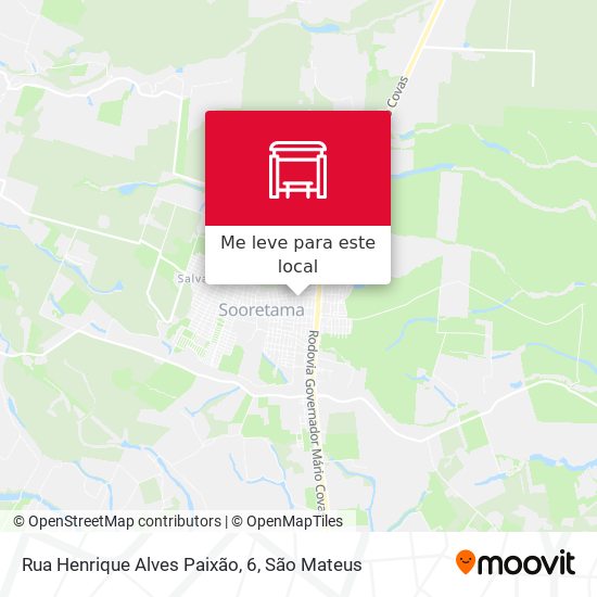 Rua Henrique Alves Paixão, 6 mapa