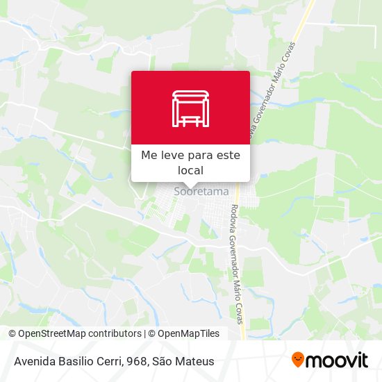 Avenida Basilio Cerri, 968 mapa