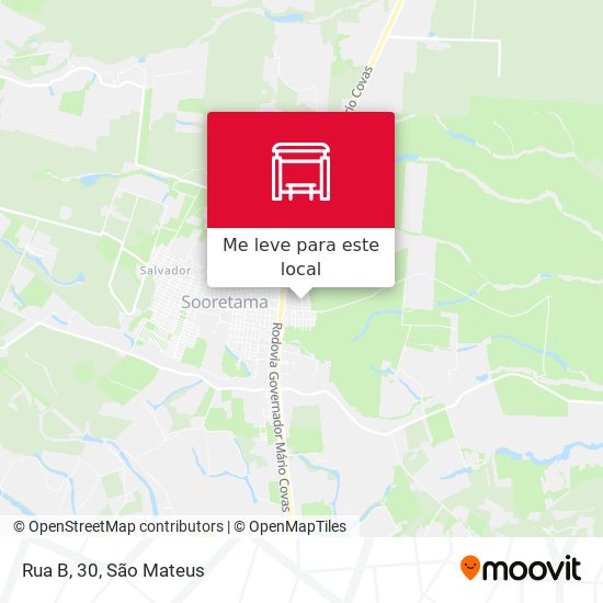 Rua B, 30 mapa