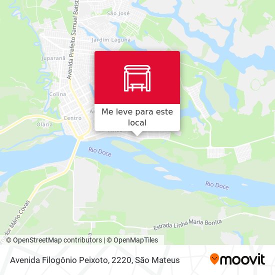 Avenida Filogônio Peixoto, 2220 mapa