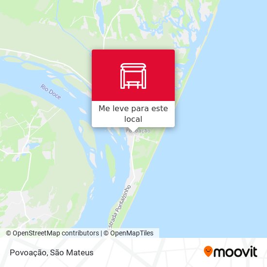 Povoação mapa