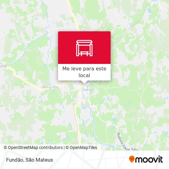 Fundão mapa