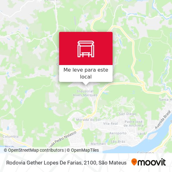 Rodovia Gether Lopes De Farias, 2100 mapa