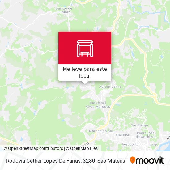 Rodovia Gether Lopes De Farias, 3280 mapa