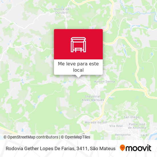 Rodovia Gether Lopes De Farias, 3411 mapa
