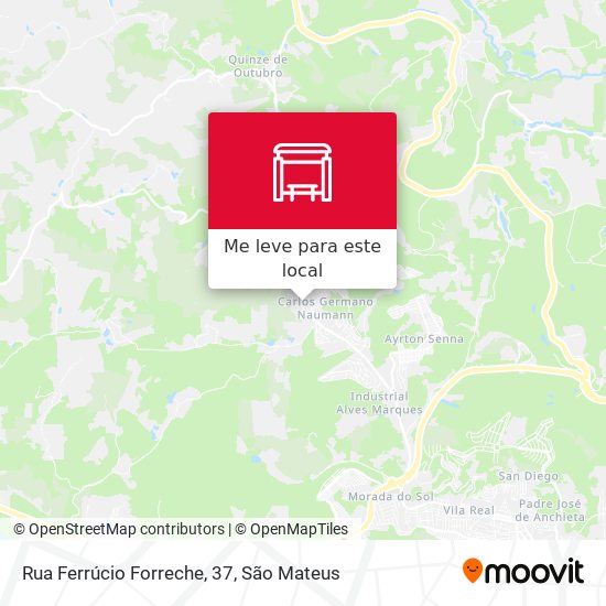 Rua Ferrúcio Forreche, 37 mapa