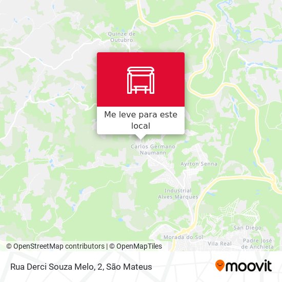 Rua Derci Souza Melo, 2 mapa