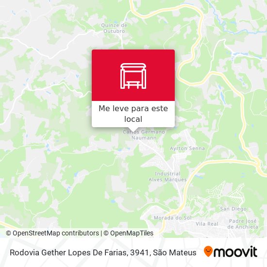 Rodovia Gether Lopes De Farias, 3941 mapa