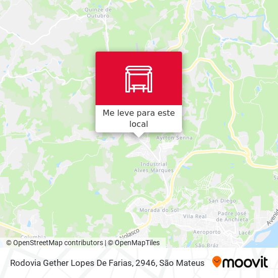 Rodovia Gether Lopes De Farias, 2946 mapa