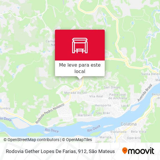 Rodovia Gether Lopes De Farias, 912 mapa