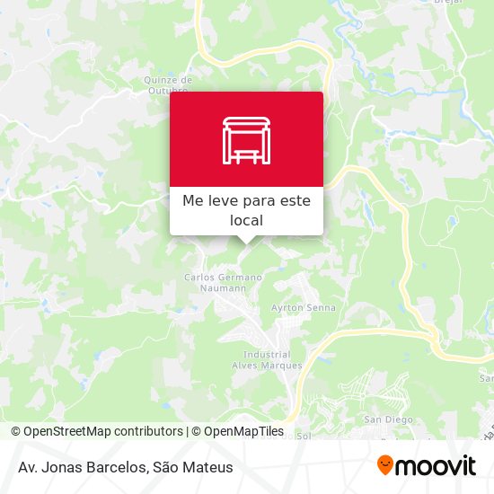 Av. Jonas Barcelos mapa