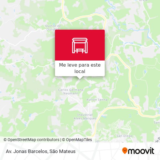 Av. Jonas Barcelos mapa