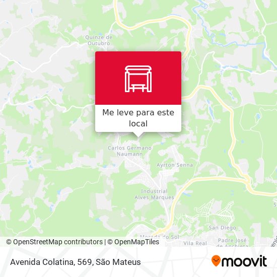 Avenida Colatina, 569 mapa
