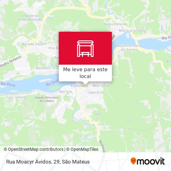 Rua Moacyr Ávidos, 29 mapa