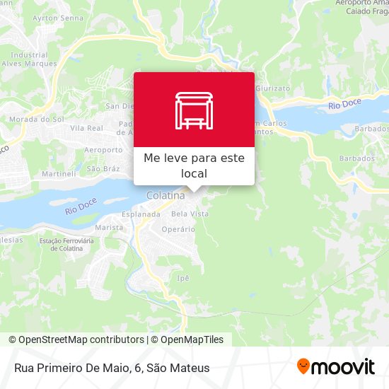Rua Primeiro De Maio, 6 mapa